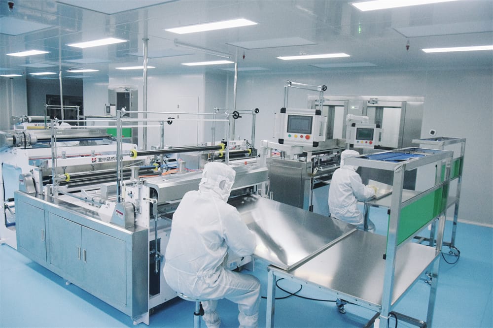 Angfeilin cleanroom workshop for sterile film production