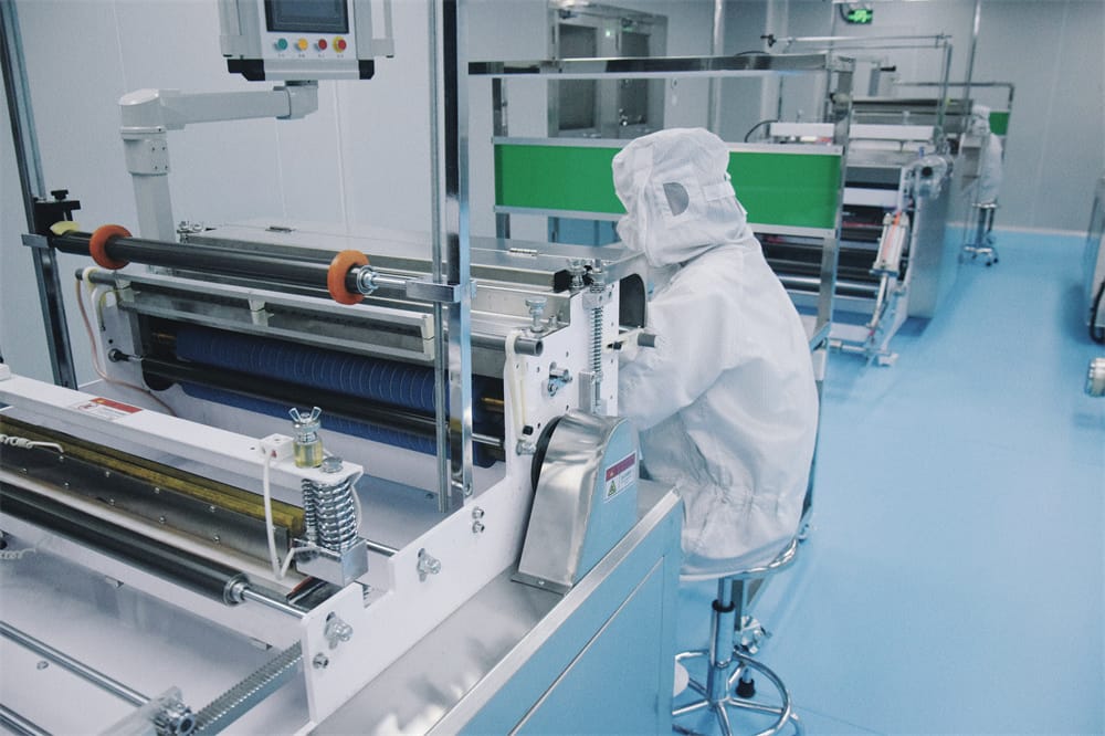 Cleanroom production area of Angfeilin film materials